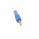 Plug | 4mm banana | 32A | blue | 2.5mm2 | Plating: gold-plated | 69mm image 9