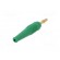 Plug | 4mm banana | 32A | green | non-insulated | 2.5mm2 | gold-plated image 6