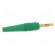 Plug | 4mm banana | 32A | green | non-insulated | 2.5mm2 | gold-plated image 7