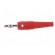 Plug | 4mm banana | 32A | red | 2.5mm2 | Plating: nickel plated | 69mm image 3