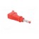 Plug | 4mm banana | 32A | 600V | red | 2.5mm2 | on cable image 8