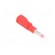 Plug | 4mm banana | 32A | red | insulated,with 4mm axial socket | 56mm image 8