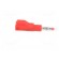 Plug | 4mm banana | 32A | red | insulated,with 4mm axial socket | 56mm image 7