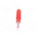 Plug | 4mm banana | 32A | red | insulated,with 4mm axial socket | 56mm image 9