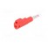 Plug | 4mm banana | 32A | red | insulated,with 4mm axial socket | 56mm image 6