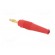Plug | 4mm banana | 32A | red | 2.5mm2 | Plating: gold-plated | 69mm paveikslėlis 4