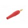 Plug | 4mm banana | 32A | red | non-insulated | 2.5mm2 | gold-plated image 6