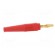 Plug | 4mm banana | 32A | red | non-insulated | 2.5mm2 | gold-plated image 7