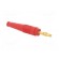 Plug | 4mm banana | 32A | red | non-insulated | 2.5mm2 | gold-plated image 8