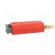Plug | 4mm banana | 32A | red | non-insulated,with 4mm axial socket paveikslėlis 7