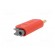 Plug | 4mm banana | 32A | red | non-insulated,with 4mm axial socket image 6