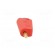 Plug | 4mm banana | 32A | red | non-insulated,with 4mm axial socket image 9