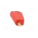 Plug | 4mm banana | 32A | red | non-insulated,with 4mm axial socket фото 9