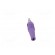 Plug | 4mm banana | 32A | violet | 2.5mm2 | Plating: nickel plated | 69mm image 5