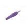 Plug | 4mm banana | 32A | violet | 2.5mm2 | Plating: nickel plated | 69mm paveikslėlis 6