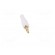 Plug | 4mm banana | 32A | white | 2.5mm2 | Plating: gold-plated | 69mm image 9