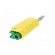 Plug | 4mm banana | 32A | yellow-green | nickel plated | on cable фото 6