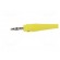 Plug | 4mm banana | 32A | yellow | 2.5mm2 | nickel plated | soldered paveikslėlis 3