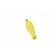 Plug | 4mm banana | 32A | yellow | 2.5mm2 | nickel plated | soldered image 5