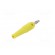 Plug | 4mm banana | 32A | yellow | 2.5mm2 | nickel plated | soldered paveikslėlis 6