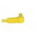 Plug | 4mm banana | 32A | yellow | insulated | 40mm | for cable image 5
