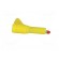 Plug | 4mm banana | 32A | yellow | insulated | 40mm | for cable image 7