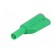 Plug | 4mm banana | 36A | 1kVAC | green | insulated | 56mm | 2.5mm2 image 2