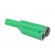 Plug | 4mm banana | 36A | 1kVAC | green | insulated | 56mm | 2.5mm2 image 4