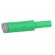 Plug | 4mm banana | 36A | 1kVAC | green | insulated | 56mm | 2.5mm2 image 7