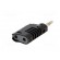 Plug | 4mm banana | 36A | 30VAC | 60VDC | black | non-insulated | 57.2mm paveikslėlis 6