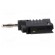 Plug | 4mm banana | 36A | 30VAC | 60VDC | black | non-insulated | 57.2mm image 3