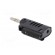 Plug | 4mm banana | 36A | 30VAC | 60VDC | black | non-insulated | 57.2mm image 4
