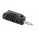 Plug | 4mm banana | 36A | 30VAC | 60VDC | black | non-insulated | 57.2mm image 8
