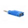 Plug | 4mm banana | 36A | 30VAC | 60VDC | blue | non-insulated | 57.2mm image 4
