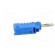 Plug | 4mm banana | 36A | 30VAC | 60VDC | blue | non-insulated | 57.2mm image 7