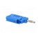 Plug | 4mm banana | 36A | 30VAC | 60VDC | blue | non-insulated | 57.2mm image 8