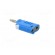 Plug | 4mm banana | 36A | 30VAC | 60VDC | blue | non-insulated | 57.2mm image 4