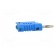 Plug | 4mm banana | 36A | 30VAC | 60VDC | blue | non-insulated | 57.2mm image 7