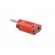 Plug | 4mm banana | 36A | 30VAC | 60VDC | red | non-insulated | 57.2mm фото 4