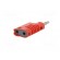 Plug | 4mm banana | 36A | 30VAC | 60VDC | red | non-insulated | 57.2mm image 6