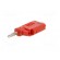 Plug | 4mm banana | 36A | 30VAC | 60VDC | red | non-insulated | 57.2mm image 2