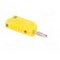 Plug | 4mm banana | 36A | 30VAC | 60VDC | yellow | non-insulated | 57.2mm image 8