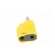 Plug | 4mm banana | 36A | 30VAC | 60VDC | yellow | non-insulated | 57.2mm image 5