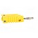 Plug | 4mm banana | 36A | 30VAC | 60VDC | yellow | non-insulated | 57.2mm image 7