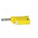 Plug | 4mm banana | 36A | 30VAC | 60VDC | yellow | Mounting: on cable image 3