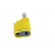 Plug | 4mm banana | 36A | 30VAC | 60VDC | yellow | Mounting: on cable image 5