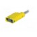 Plug | 4mm banana | 36A | 30VAC | 60VDC | yellow | Mounting: on cable image 6