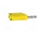Plug | 4mm banana | 36A | 30VAC | 60VDC | yellow | Mounting: on cable image 7