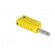 Plug | 4mm banana | 36A | 30VAC | 60VDC | yellow | Mounting: on cable image 8