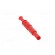 Plug | 4mm banana | 36A | 600VAC | red | insulated | 80.5mm | on cable image 9